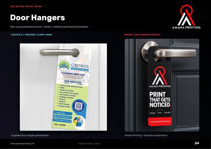 Door Hangers — Amana Printing