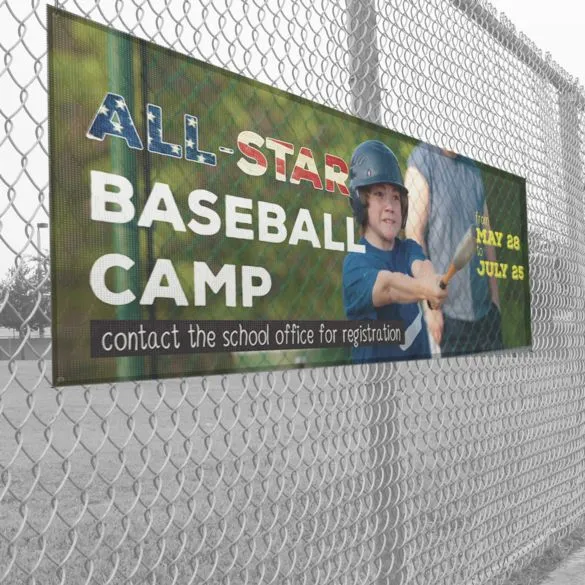 mesh banners